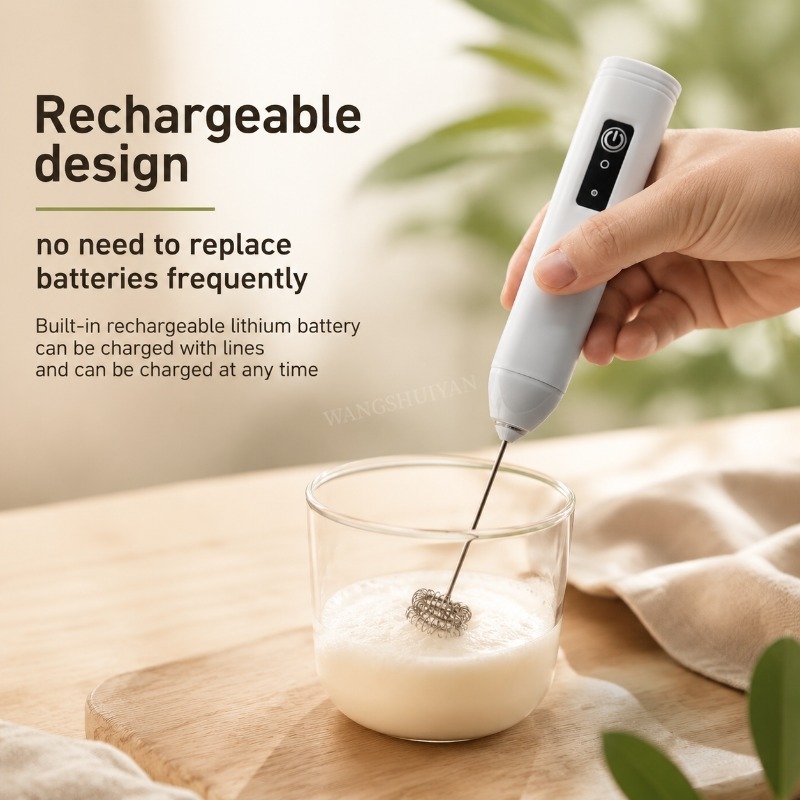 Portable Electric Milk Frother - Portable Blender Usb Rechargeable review and price