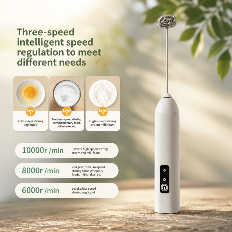 Portable Electric Milk Frother - Portable Blender Usb Rechargeable review and price