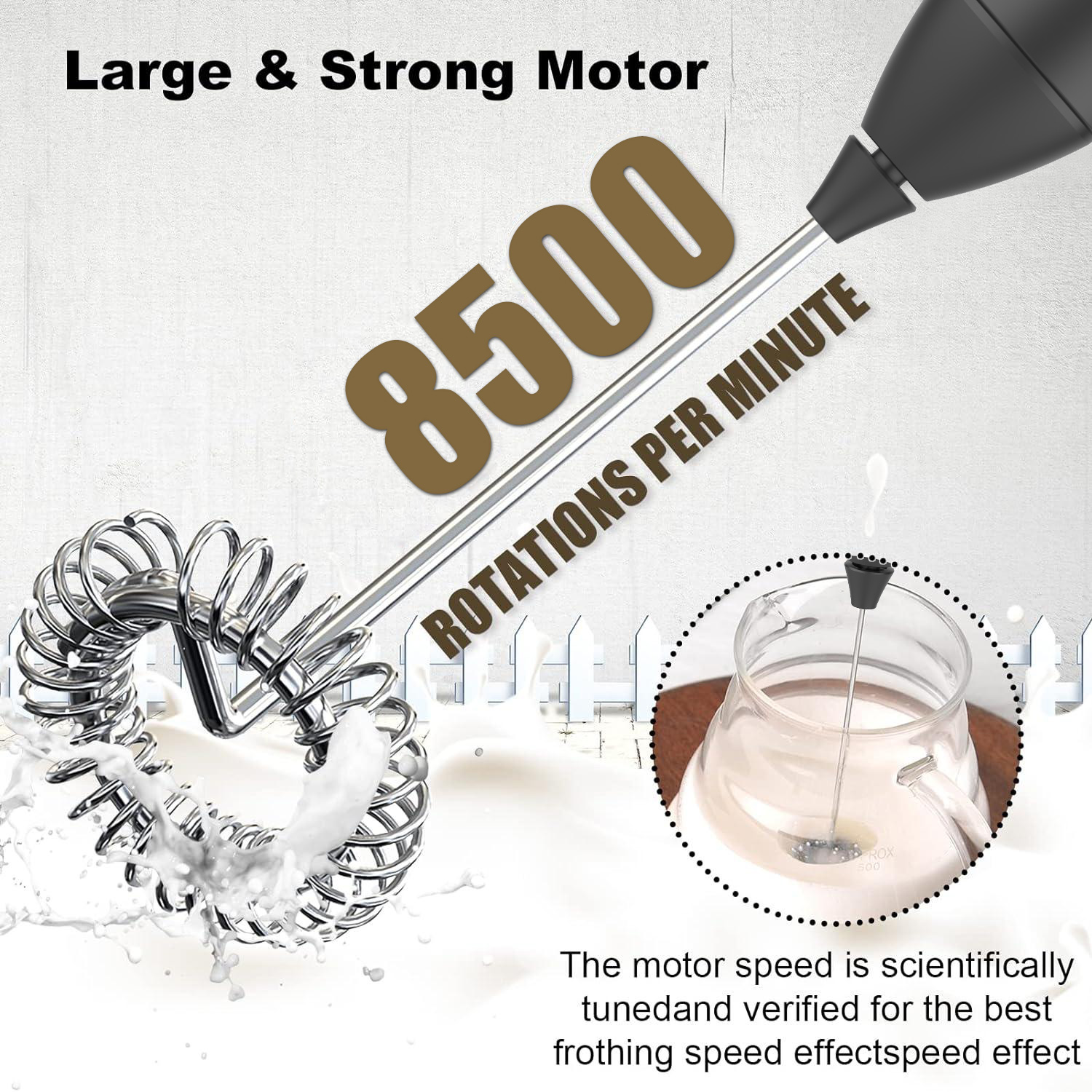 Rechargeable Milk Frother Auto - Electric Milk Frother Handheld review and price