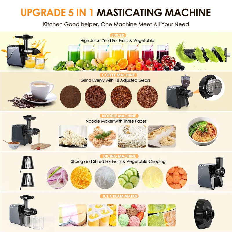 Commercial Multifunctional Col - Electric Slow Juicer Cold Press review and price
