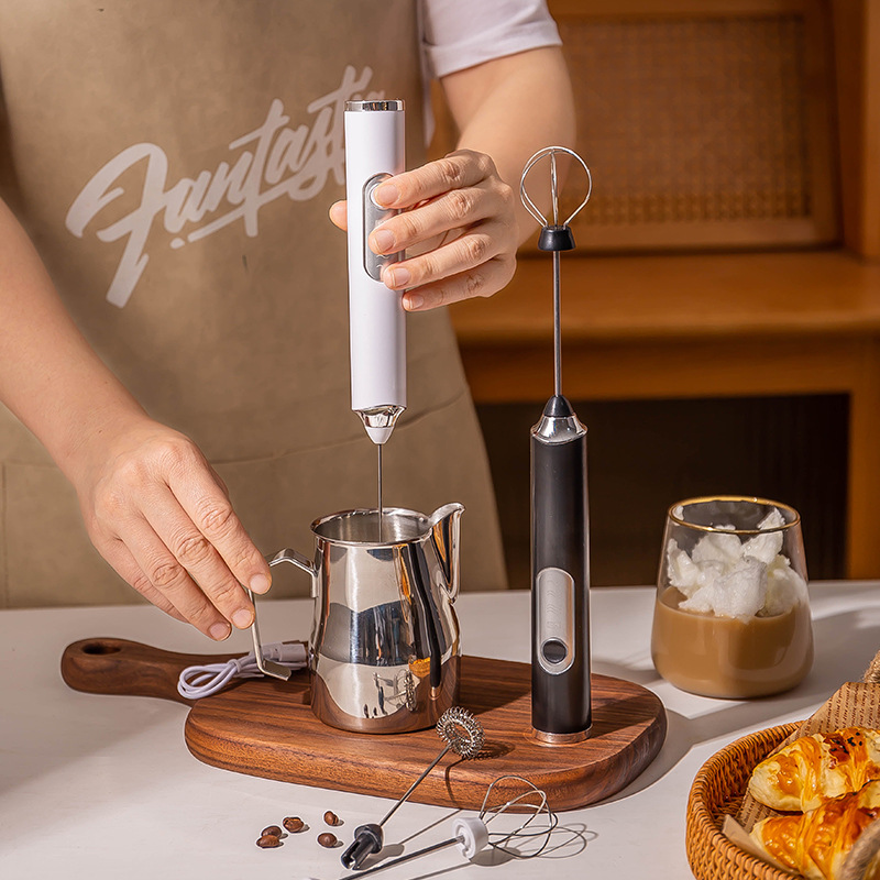 Electric Milk Foamer Blender W - Immersion Hand Blender Set review and price