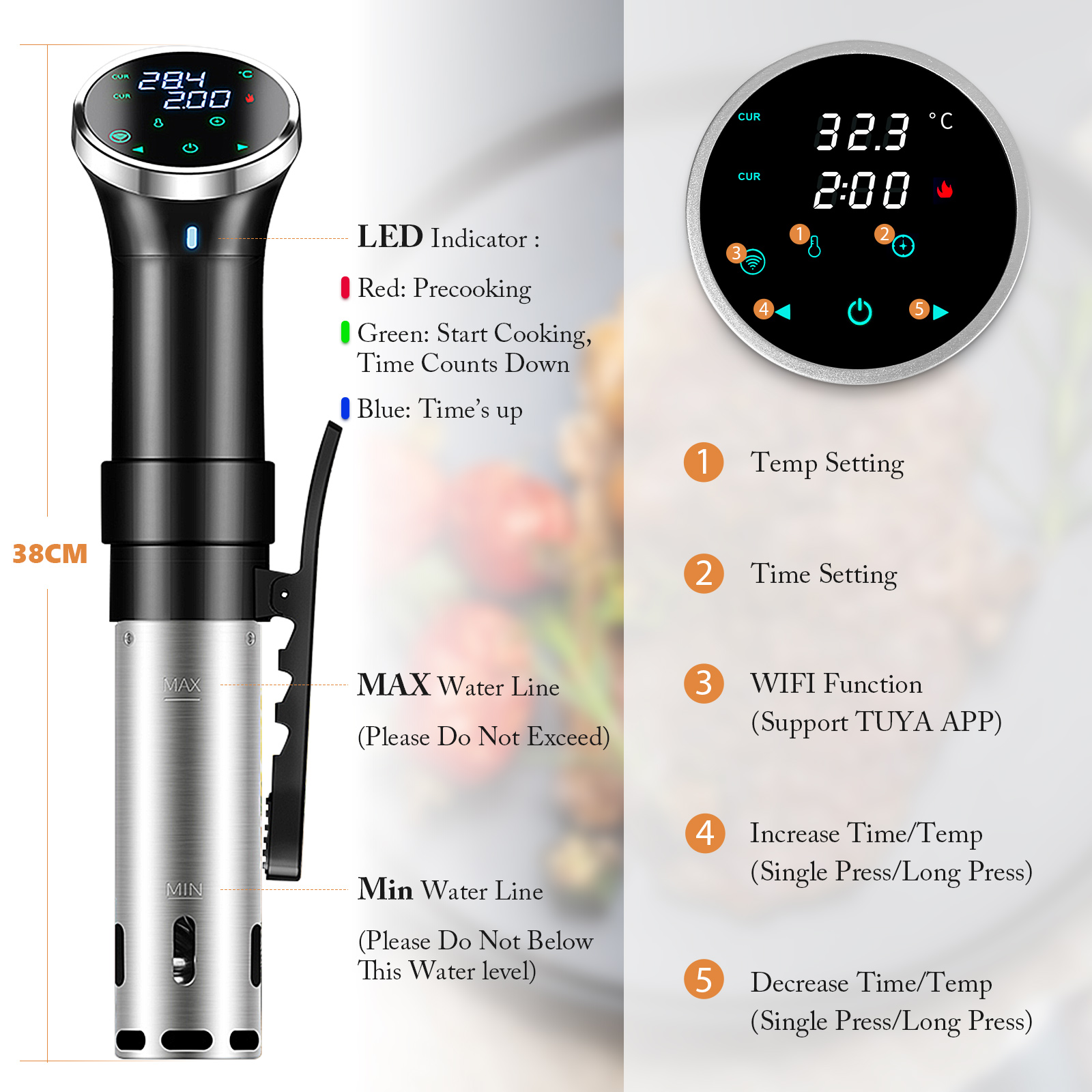 Sous Vide Cooker WiFi Digital  - Digital Sous Vide Precision Cooker review and price
