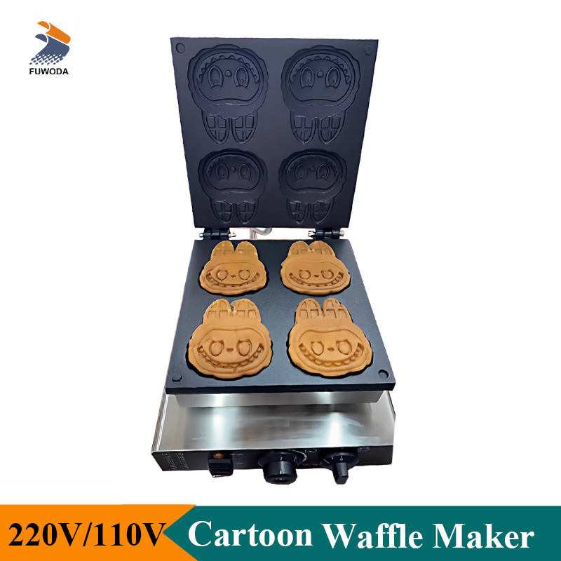 Professional Cartoon Shape Waf - Mini Waffle Maker Machine review and price