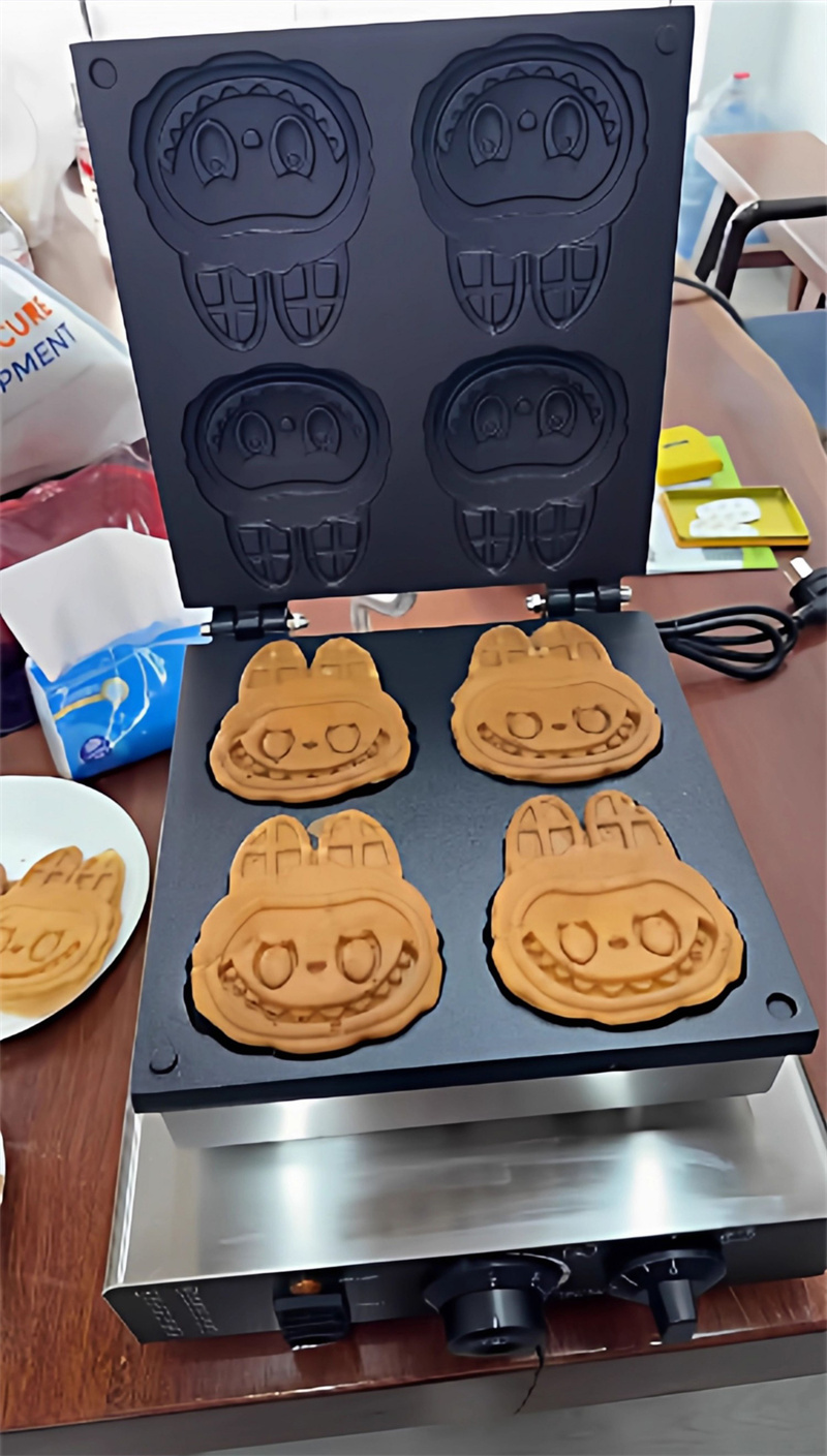 Professional Cartoon Shape Waf - Mini Waffle Maker Machine review and price