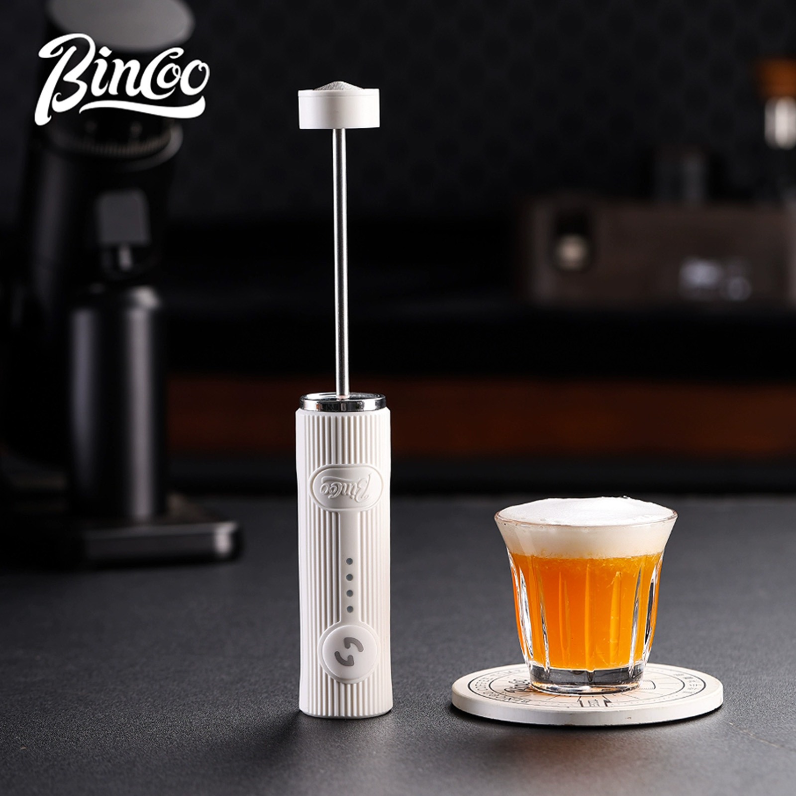 Bincoo New Milk Foamer Coffee  - Electric Milk Frother Handheld review and price