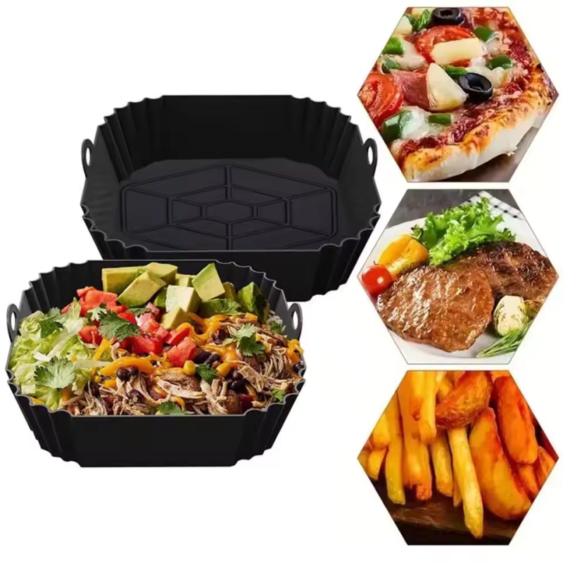 1pc Silicone Air Fryer Pot Tra - Air Fryer Silicone Pot Liner review and price