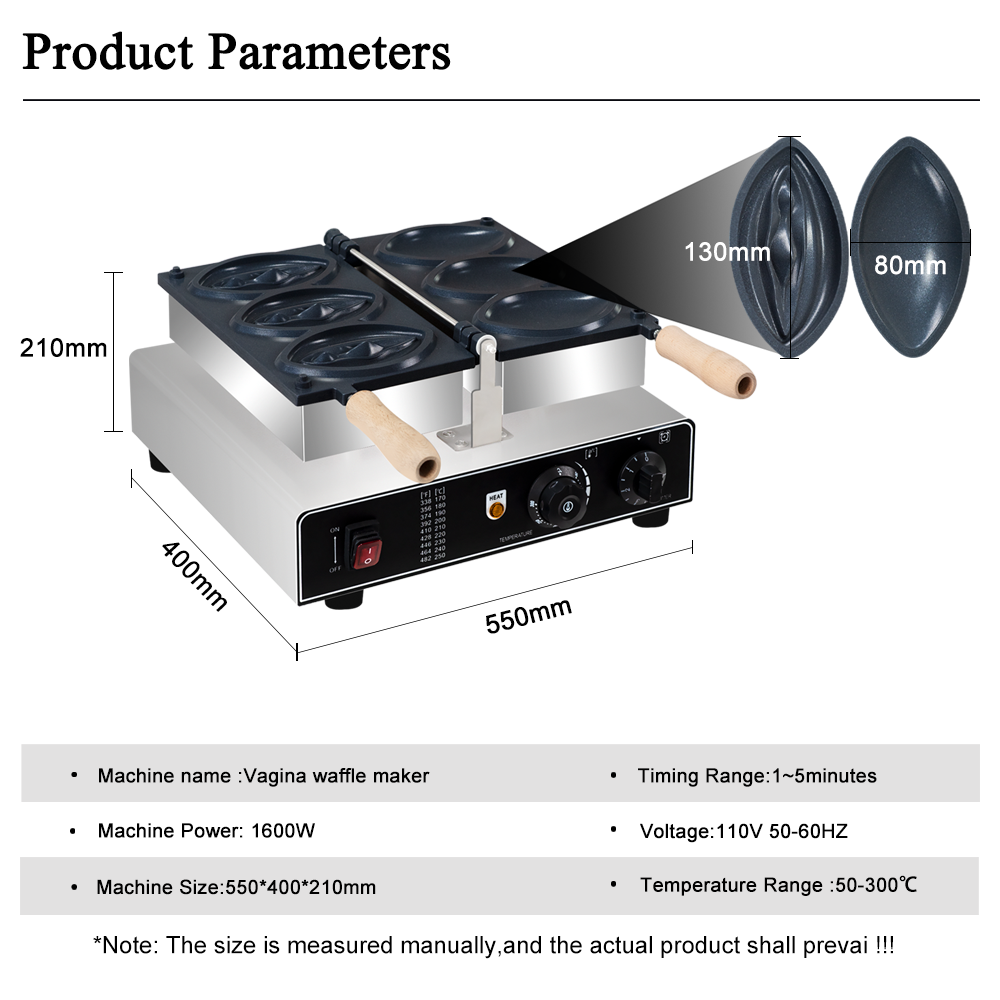 220VCommercial Snack Food Bake - Mini Waffle Maker Machine review and price