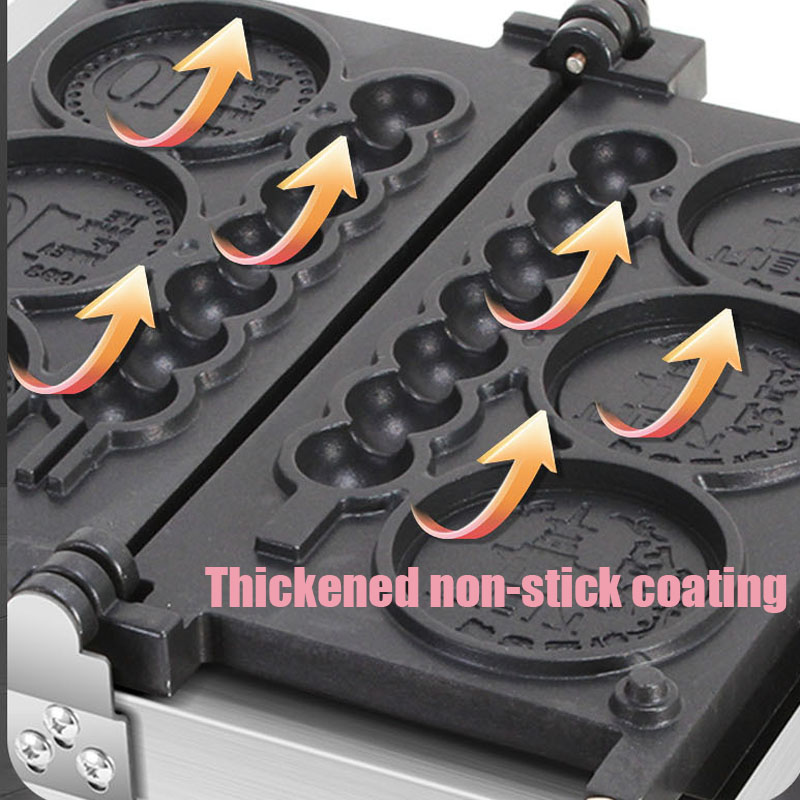 4-hole 110V/220V Non-stick Rou - Mini Waffle Maker Machine review and price