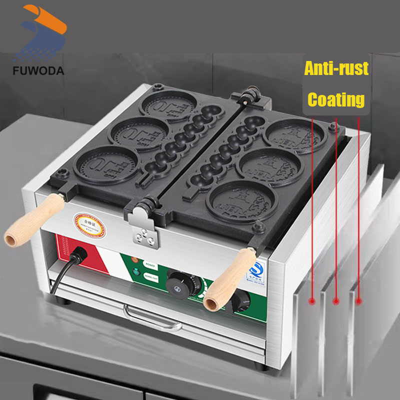 4-hole 110V/220V Non-stick Rou - Mini Waffle Maker Machine review and price