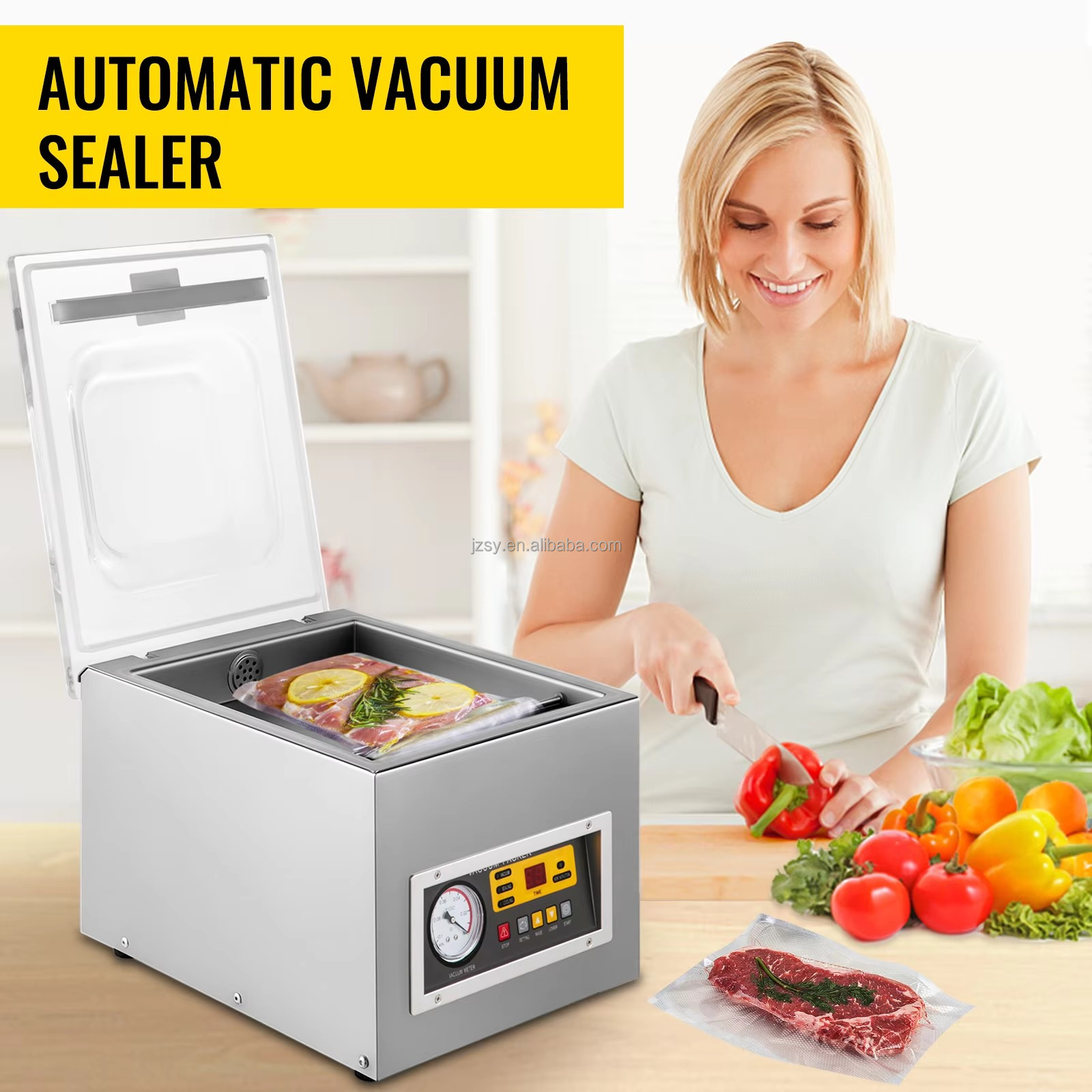 Vacuum Packing Machine Commerc - Food Vacuum Sealer Machine review and price