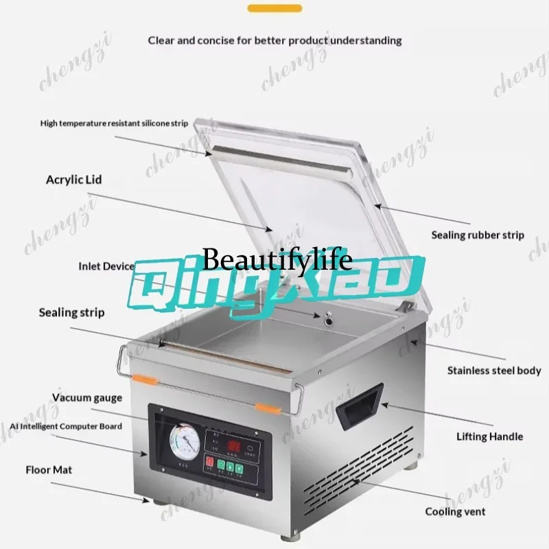 K182 Commercial Automatic Food - Food Vacuum Sealer Machine review and price